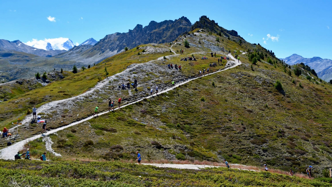 SierreZinal SierreZinal la course des cinq 4000 Valais Suisse